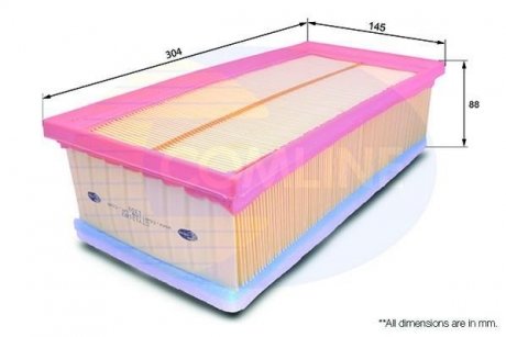 Фільтр повітряний COMLINE CTY12183 (фото 1)