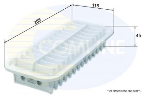 Фільтр повітряний COMLINE CTY12230 (фото 1)