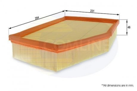 Фільтр повітряний COMLINE EAF614 (фото 1)