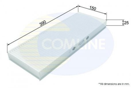 Фільтр повітря (салону) COMLINE EKF125 (фото 1)