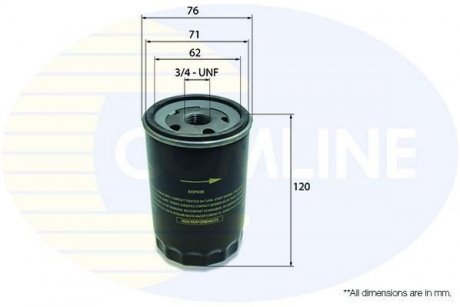 Фільтр масла COMLINE EOF036 (фото 1)