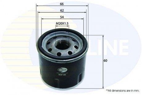 Фільтр масла COMLINE EOF190 (фото 1)