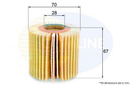 Фільтр масла COMLINE EOF245 (фото 1)