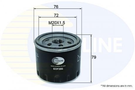 Фільтр масла COMLINE EOF285 (фото 1)