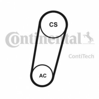 Поликлиновой ременный комплект Contitech 5PK705 ELAST T1 (фото 1)