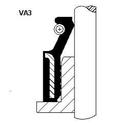 Сальник клапана замінений на 49472005 MITSUBISHI 1,3/1,6 16V 4G13/4G18 98- (вир-во) CORTECO 19027864 (фото 1)