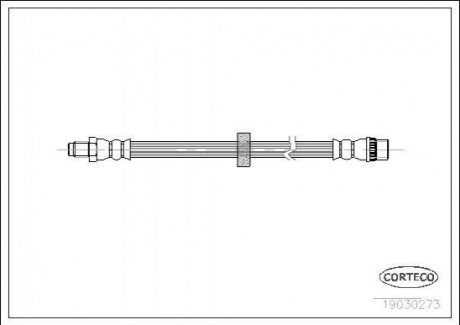 Шланг гальмівний CORTECO 19030273 (фото 1)