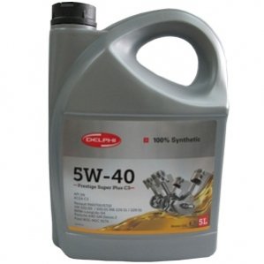 5L (Made in France!) Prestige SUPER PLUS C3 5W-40 масло синт. VW502.00/505.01, BMW LL-04, Opel Dexos 2, Renault RN0700/0710, Ford WSS-M2C 917A, MB 229.31/229.51 Delphi 28236316 (фото 1)