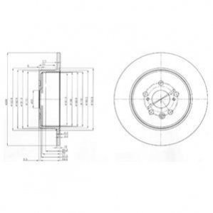 Диск гальмівний Delphi BG3777 (фото 1)