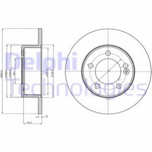 Тормозной диск Delphi BG4321 (фото 1)