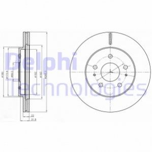 Гальмівний диск Delphi BG4326 (фото 1)