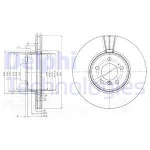 TARCZA HAM.RANGE ROVER 02- Delphi BG9008C (фото 1)