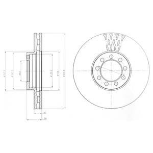 Гальмівний диск Delphi BG9062 (фото 1)