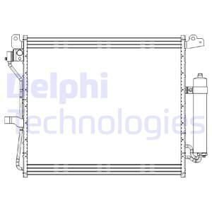 Радиатор кондиціонера (з осушувачем) Delphi CF20228 (фото 1)