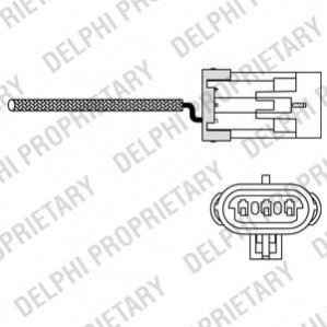 Датчик кисню Delphi ES10988-12B1 (фото 1)