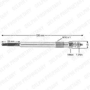 Свічка розжарювання Delphi HDS386 (фото 1)
