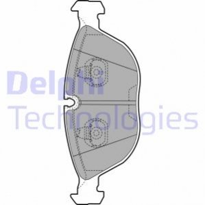 Гальмівні колодки, дискові Delphi LP1002 (фото 1)