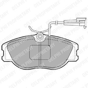 Гальмівні(тормозні) колодки Delphi LP1400 (фото 1)