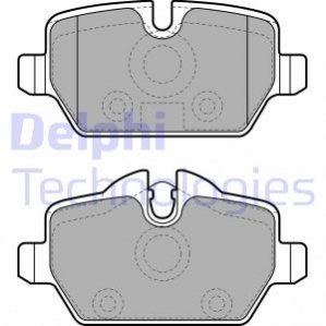 Гальмівні колодки, дискові Delphi LP1924 (фото 1)