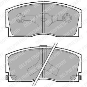DAIHATSU гальмівні колодки передн.Applause 89- Delphi LP626 (фото 1)