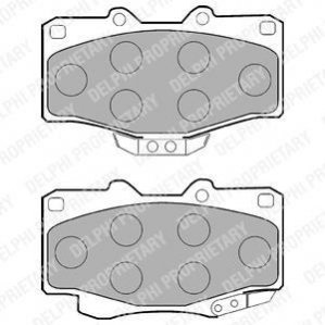 TOYOTA колодка гальмів.передн.Hilux II,LandCruiser,VW Taro,BMW E38 740 Delphi LP854 (фото 1)