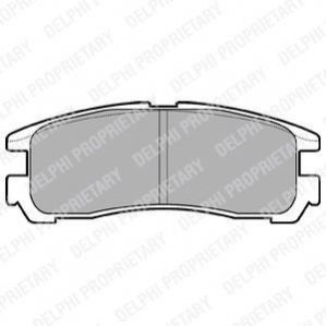 Комплект гальмівних колодок з 4 шт. дисків Delphi LP955 (фото 1)