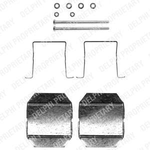 Ремнабір гальмівних колодок Delphi LX0338 (фото 1)
