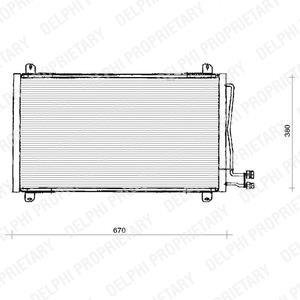 Радіатор кондиціонера Delphi TSP0225125 (фото 1)