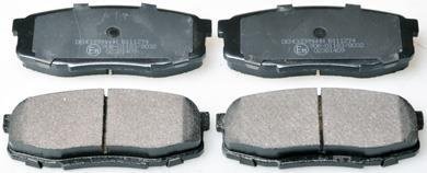 BRAKE PAD REAR Denckermann B111274 (фото 1)