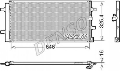 Конденсатор DENSO DCN02041 (фото 1)