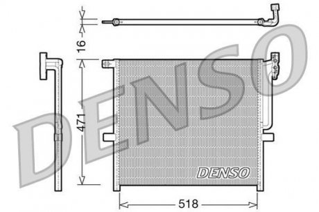 Радиатор кондиціонера DENSO DCN05001 (фото 1)