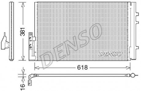 Конденсатор DENSO DCN05014 (фото 1)