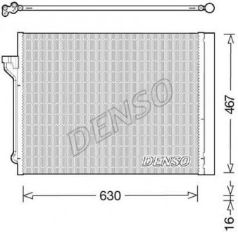 Радіатор кондиціонера (Конденсатор) DENSO DCN05029 (фото 1)