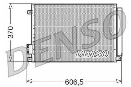 Радіатор кондиціонера DENSO DCN09045 (фото 1)