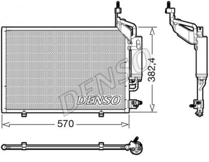 Skraplacz FORD FIESTA VI 08-.. DENSO DCN10050 (фото 1)