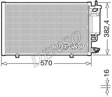 Skraplacz FORD FIESTA VI 08-.. DENSO DCN10051 (фото 1)