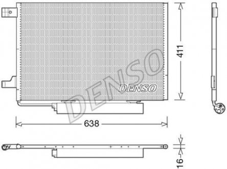 Конденсатор DENSO DCN17006 (фото 1)