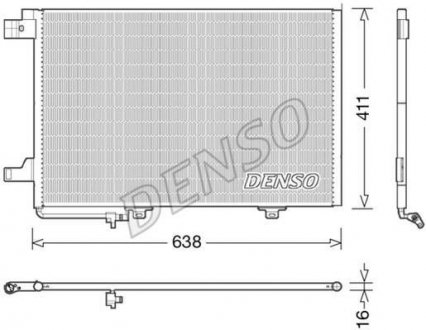 Конденсатор DENSO DCN17007 (фото 1)