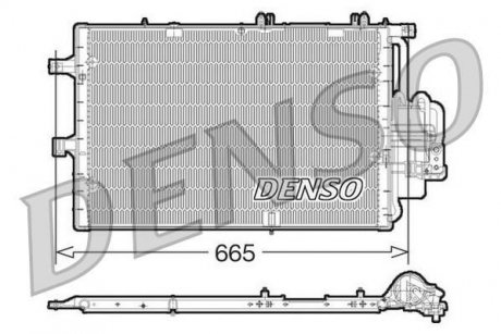 Радіатор кондиціонера DENSO DCN20017 (фото 1)