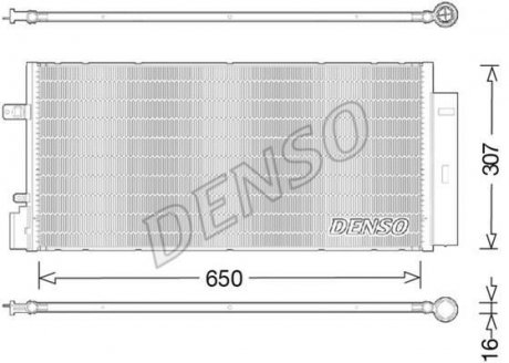 CH£ODNICA KLIMATYZACJI CHEVROLET DENSO DCN20024 (фото 1)