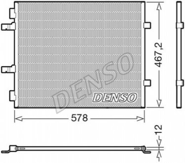 Конденсер кондиціонера DENSO DCN20042 (фото 1)