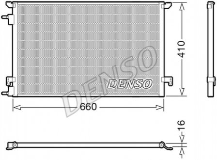 Радіатор кондиціонера DENSO DCN20045 (фото 1)