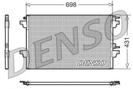 Радиатор кондиціонера DENSO DCN23021 (фото 1)