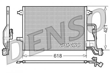 Радіатор кондиціонера DENSO DCN32018 (фото 1)