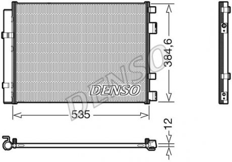 Skraplacz HYUNDAI I20 08-.. DENSO DCN41020 (фото 1)