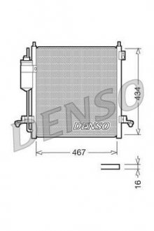 Радиатор кондиціонера DENSO DCN45001 (фото 1)