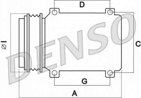 Компресор кондиціонера DENSO DCP17011 (фото 1)