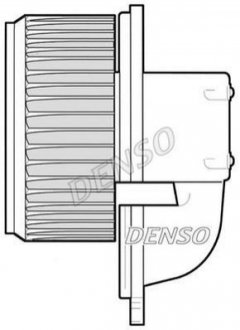 Вентилятор, конденсатор кондиционера DENSO DEA09022 (фото 1)