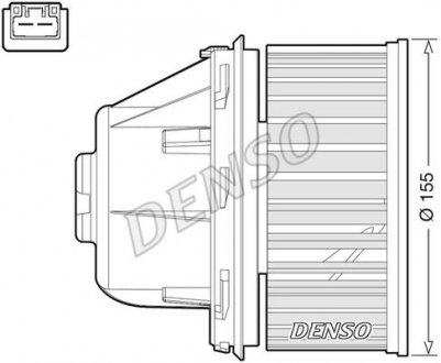 Dmuchawa FORD C-MAX 07-.. DENSO DEA10053 (фото 1)