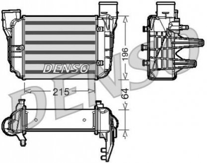 Интеркулер DENSO DIT02002 (фото 1)